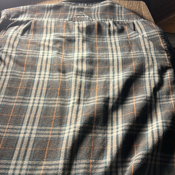 Ezekiel Mens Plaid Button Up Flannel Shirt Color Blue/White Size Large - Picture 3 of 4